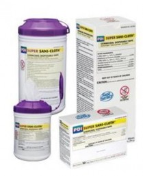 140-SANLS Super Sani-Cloth Wipes Large 6" X 6.75" (160)