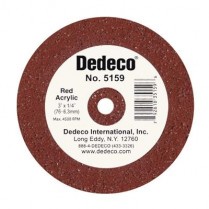 169-5122 Dedeco Green Soft 3" X 1/4" Lathe Wheel