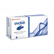 407-CR3305 Cranberry Evolve Nitrile PF Gloves X-Small (300)