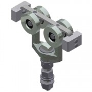25B-P18 Cantilever Gate Truck, Ball Bearing-Zinc