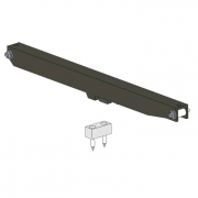 43CUSH Cushioned Stop for Flat Track Hardware