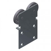 4Z-F Flat Plate Roller Bearing Hanger (150 lb cap)-Zinc