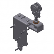 Two Wheel B.B. Hanger, 1-1/2 to 2-1/4 Thick Door
