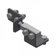 60SA-S 60SA Angle Guide Track Stop-Ptd