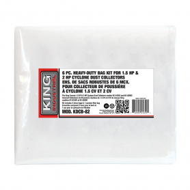 KDCB-82 6 PC. BAG KIT FOR 1.5 & 2 HP CYCLONE DUST COLLECTORS