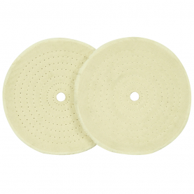 KM-131 2PC. 8'' X 1/2'' BUFFING WHEEL KIT