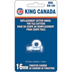 KW-160 Roue de coupe de remplacement de 16mm pour coupe tuile