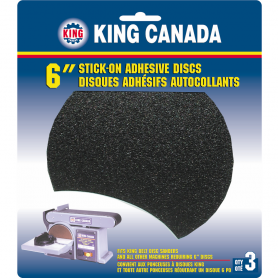 SD-6-K-100 Ensemble disque de ponçage pour le bois 6" - 100 grains 3 mcx.