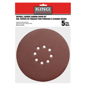 SD-878-K-80 5 PC. 8-7/8" -80 GRIT SANDING PAPER KIT