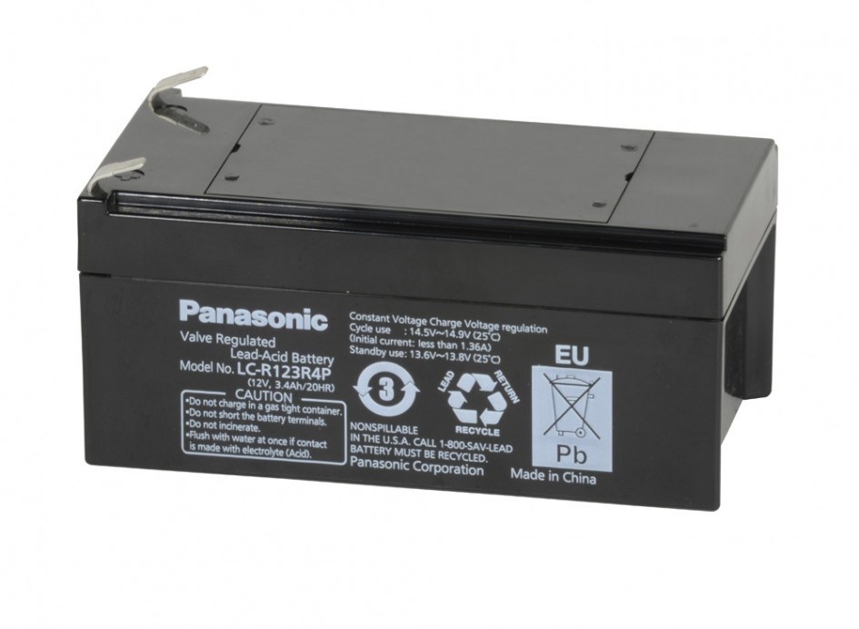 LC R123R4P BATTERIE AGM 12V 3 4A SCELLEE PANASONIC