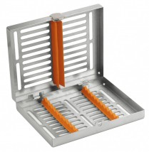 101-27711A 10 Piece Locking Instrument Cassette Tray Orange