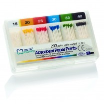 101-APBM Absorbent Paper Points Bulk Color Coded Med (200)