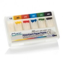101-APBXF Absorbent Paper Points Bulk Color Coded X-Fine (200)