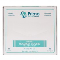 101-HRCPR Headrest Covers Plastic Regular 10" x 11.25" (250)