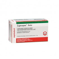 101-LIDOGREEN Lidocaine Green 2% (Lignospan) 1:50,000 w/Epi (50)