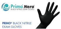 101-NGB100L Primo NERO Powder Free Nitrile Gloves Large Black 5gm (100)