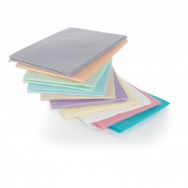 101-PBGY Primo Patient Bib 2-Ply w/Poly 13x18 Gray (500)