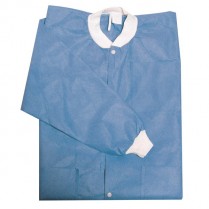101-PC200CBL Primo Lab Coats Knee-Length Large Ceil Blue (10)