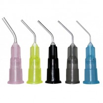 101-PT1002 Primo Pre-Bent Tips Flowable/Cement 20ga Black (100)