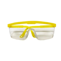 101-SG100YE Primo Safety Glasses Clear w/Yellow Adjustable Frame