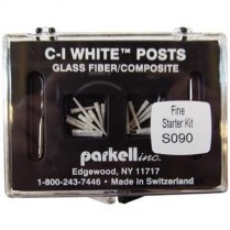 110-S093 White C-I Medium Glass Fiber Post Starter Kit