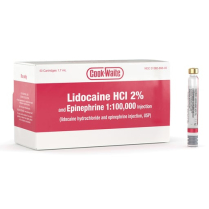 111-99167 Cooke Waite Lidocaine 2% Red 1:100,000 w/Epi (50)