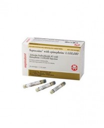 111-A1400 Septocaine Articaine 4% 1:100,000 w/Epi (50)