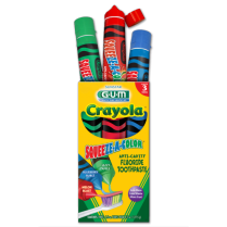130-4050RA Crayola Squeeze A Color Toothpaste (12)***OBSOLETE****