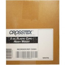 140-CXWH Crosstex Plastic Cups White 5oz (1000)