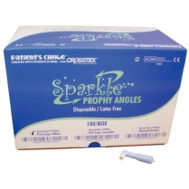 140-TPASFC1 Sparkle Disposable Prophy Angle LF Firm White (100)