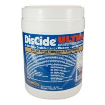 160-10DIS Discide Disinfecting Wipes X-Large 10.5 x 10.5"  (60)