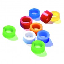 210-CR6 Pca Color Code Rings Black (100)