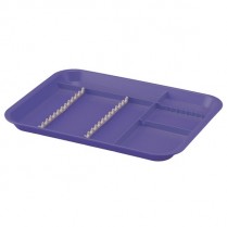 220-20Z451R B-Lok Divided Set Up Tray W/Insti-Grip Neon Purple