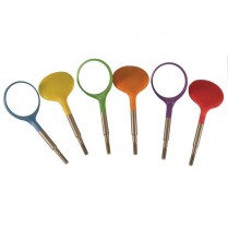 220-50Z372P Crystal Mirror HD Plastic Head CS #5 Neon Green (12)