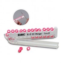 220-70Z100P Zirc Ez Id Instrument Rings Small Neon Green (25)