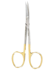 360-5306TC Miltex Iris 4 1/2" Straight Curved Tc