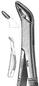 360-DEF151A Miltex #151A Extracting Forceps