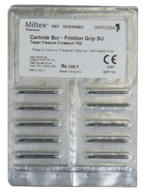 360-DFG702SU Miltex Carbide Bur FG #702 Surgical (10)