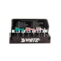 380-89016 SS-White Jazz P3S Polisher Kit Assorted