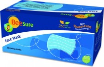 407-BE2100W BeeSure Earloop Mask White L2 (50)