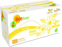 407-BE2330 BeeSure Floral Mask Daisy Yellow L2 (50)