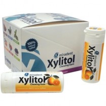 428-630055 Miradent Xylitol Chewing Gum Fresh Fruit (12)