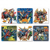 437-PS552 Justice League SuperHero Stickers - 100 per Roll