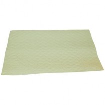 451-917402 Tidi Bib/Towel Green 3-Ply W/ Poly Waffle (500)