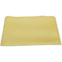 451-917404 Tidi Bib/Towel Yellow 3-Ply W/ Poly Waffle (500)