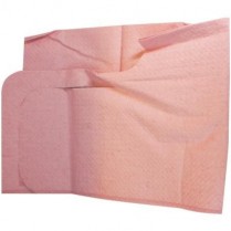 451-917676 Tidi Chainless Bib Tissue/Poly 18 X 25 Mauve (250)