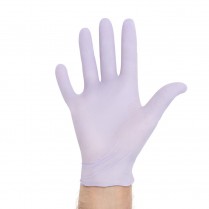 608-52819 Safeskin P.F. Lavender Nitrile Gloves Large 3.2mil (250)