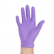608-53432 Safeskin P.F. Purple Nitrile Gloves Medium 6mil (100)