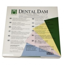 670-H02141 Rubber Dam 5X5 Green Thin