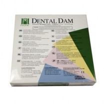 670-H02142 Rubber Dam 5X5 Green Med